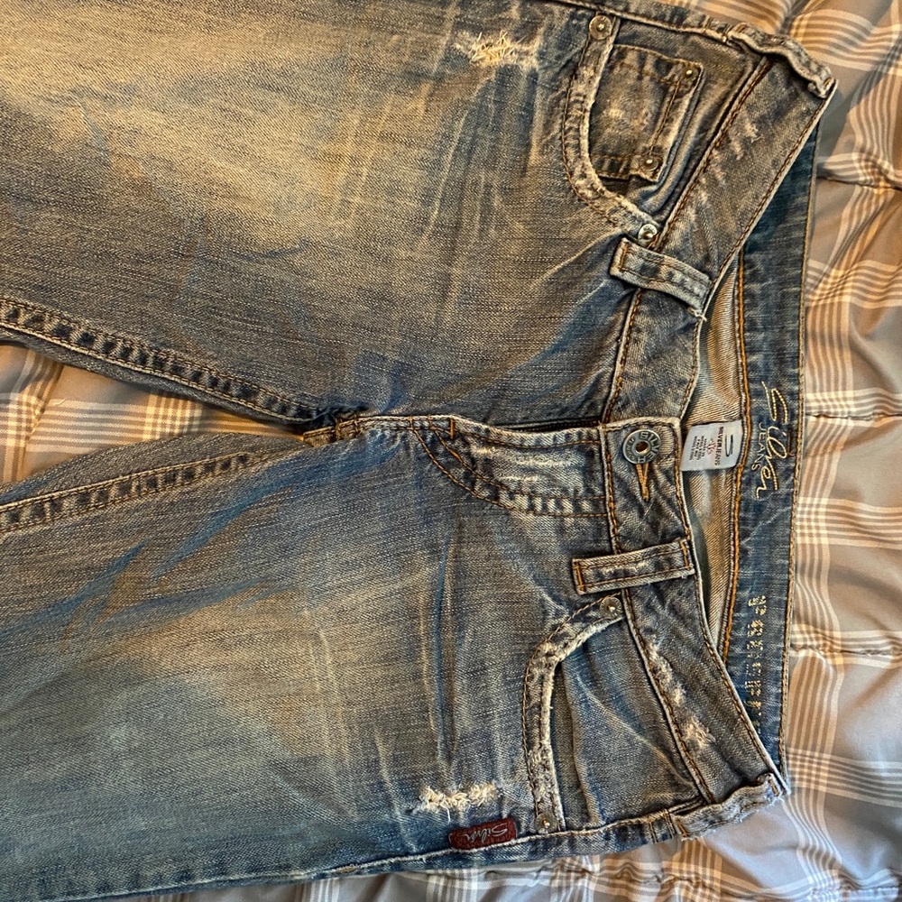 *146* silver Prospector jeans 27/35